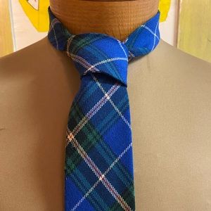 Nova Scotia Tartan Wool blue green plaid by Bonda Inc.
